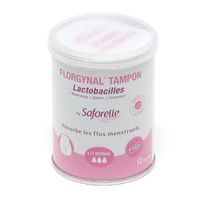 SAFORELLE Florgynal tampons probiotique normaux Bo&icirc;te de 12