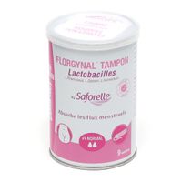 SAFORELLE Florgynal tampons probiotique normaux Bo&icirc;te de 9 avec applicateur