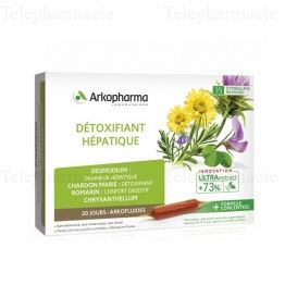 Arkofluides detoxifiant hepatique 20 ampoules