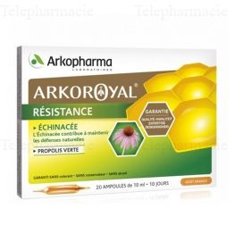 ARKOPHARMA ArkoRoyal r&eacute;sistance ampoules 20 x 10ml
