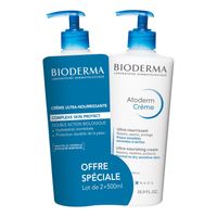 ATODERM CREME SANS PARFUM 2X500ML