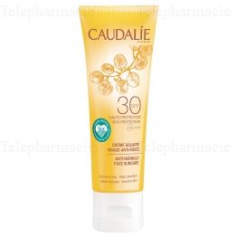 CAUDALIE Cr&egrave;me Solaire Visage Anti-rides SPF30 tube 50ml
