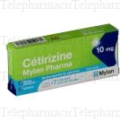CETIRIZINE Mylan bo&icirc;te de 7 comprim&eacute;s pellicul&eacute;s s&eacute;cables
