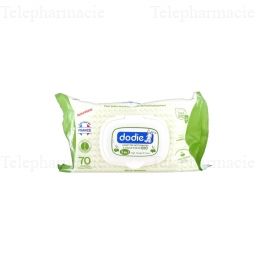 Lingettes nettoyantes 3 en 1 a l'huile d'olive bio x70