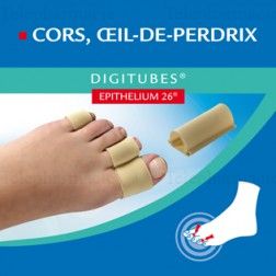 EPITACT Digitubes &eacute;pith&eacute;lium 26 cors et oeils de perdrix Lot de 3 Large