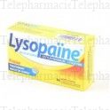 Lysopaïne maux de gorge cetylpyridinium lysozyme fraise sans sucre