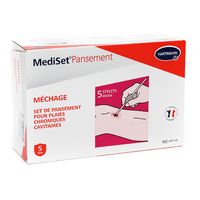 MEDISET PANSEMENT M&eacute;chage Set de pansement pour plaies chroniques cavitaires