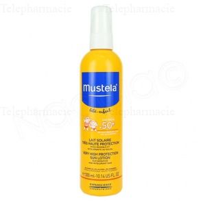 Solaire lait tres haute protection spf50+ peaux sensibles et intol&eacute;rantes 300ml