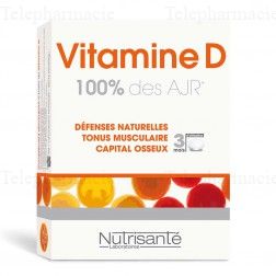 NUTRISANT&Eacute; Vitamine D 90 comprim&eacute;s