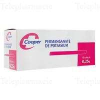 PERMANGANATE K 0,25G SACH 100
