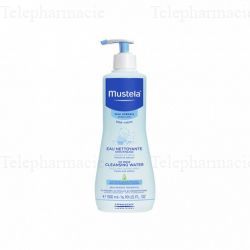 Eau nettoyante sans rincage visage et siege peaux normales 500ml