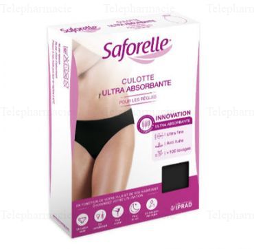 SAFORELLE Culotte ultra absorbante pour les r&egrave;gles taille 38