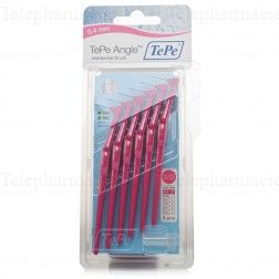 Brossettes interdentaires avec manche 0.4mm x6
