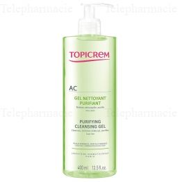 Ac gel nettoyant purifiant peaux mixtes a grasses 400ml